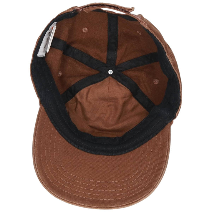 Carhartt 6-Panel Baseball Cap, One Size Fits Most cotton brown type Vintage Second Hand