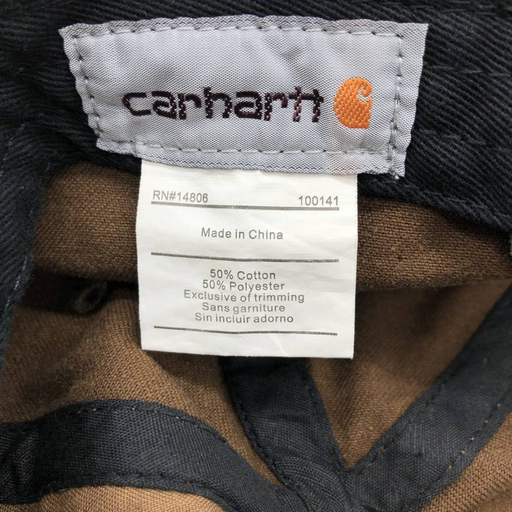 Carhartt 6-Panel Baseball Cap, One Size Fits Most cotton brown type Vintage Second Hand