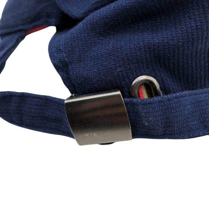 90'S Nike Baseball Cap, Free Size, Vintage cotton navy blue type Vintage Second Hand