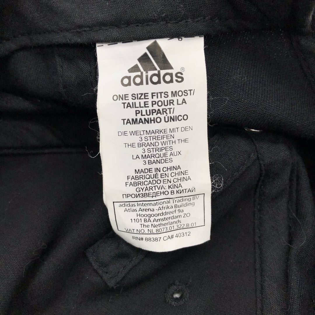 Adidas baseball cap, one size fits all cotton black type Vintage Second Hand