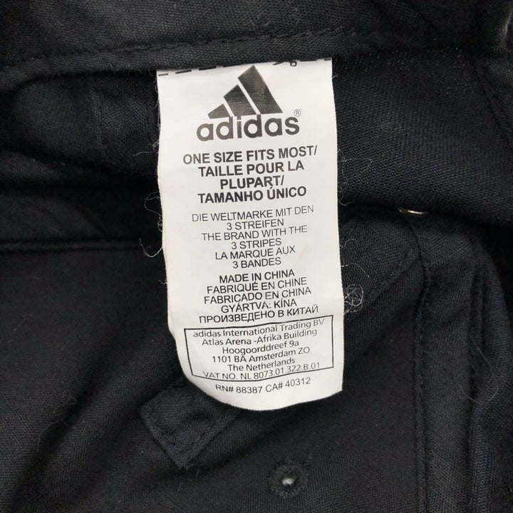 Adidas baseball cap, one size fits all cotton black type Vintage Second Hand