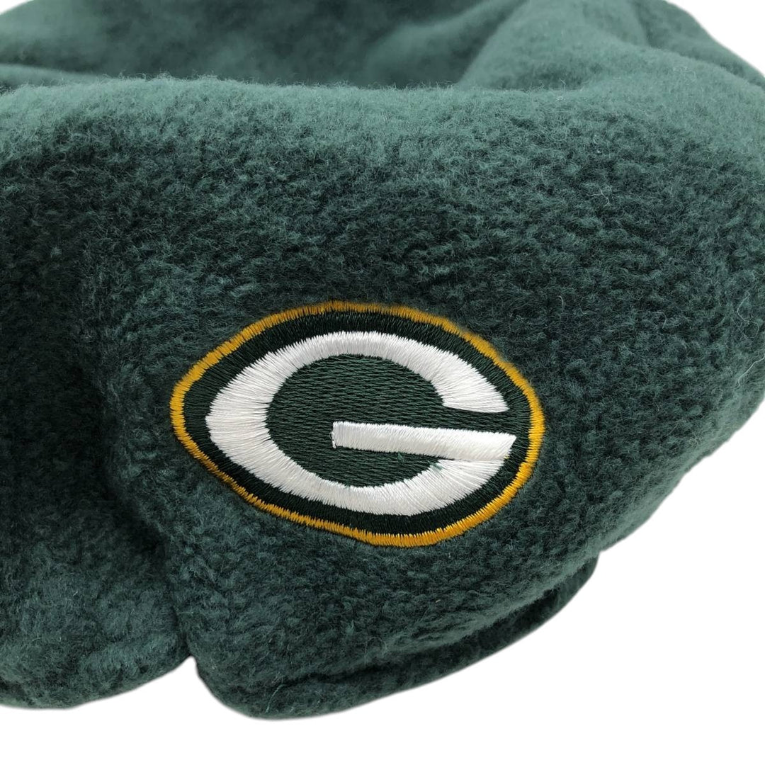 GAME DAY NFL GREEN BAY PACKERS Fleece Hunting Cap, One Size Fits Most polyester Green type dark green Vintage Second Hand