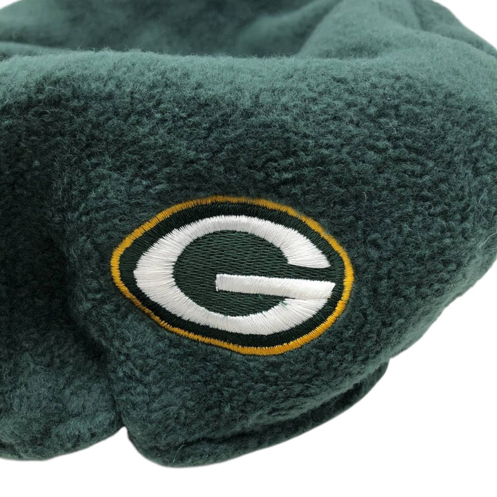 GAME DAY NFL GREEN BAY PACKERS Fleece Hunting Cap, One Size Fits Most polyester Green type dark green Vintage Second Hand