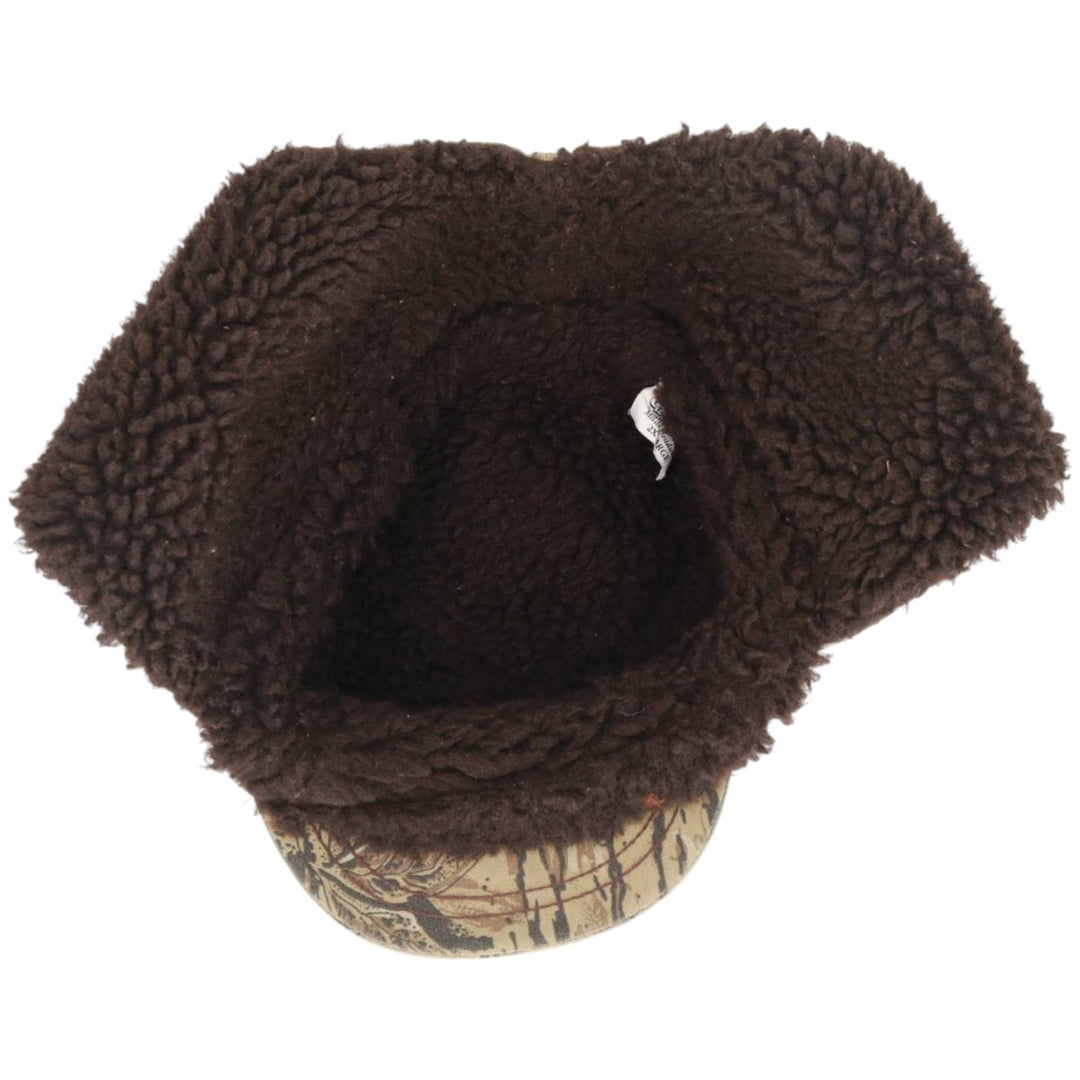 Vintage 80s-90'S Cabelas Camouflage Pattern Realtree Camo Ear Flap Cap, Made in USA, One Size Fits Most unclear Khaki type sage green Vintage Second Hand