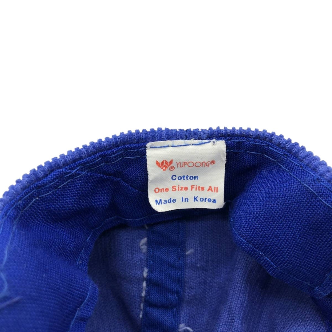 90'S YUPOONG Corduroy Trucker Cap, One Size Fits All, Vintage cotton blue type Vintage Second Hand