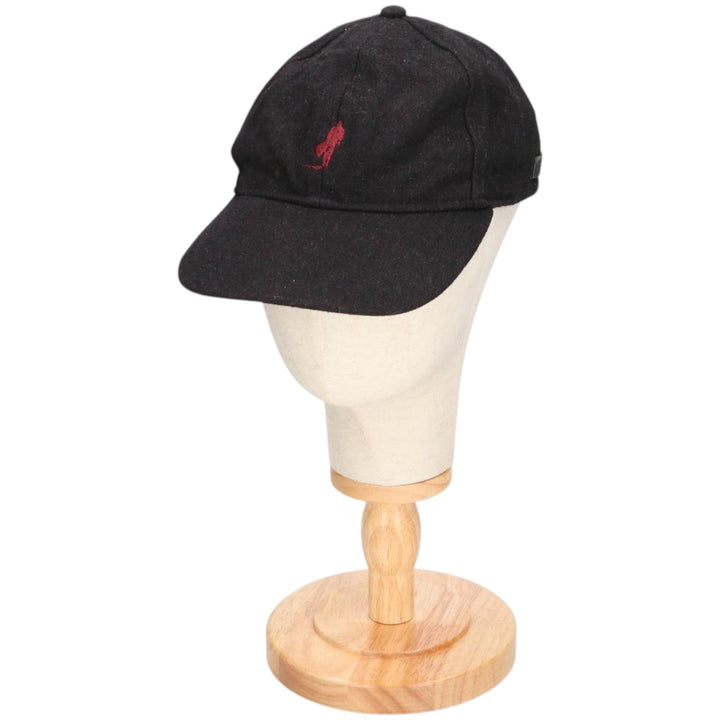 Vintage 90'S MARLBORO CLASSICS wool 6-panel cap, one size fits all. wool black type Vintage Second Hand