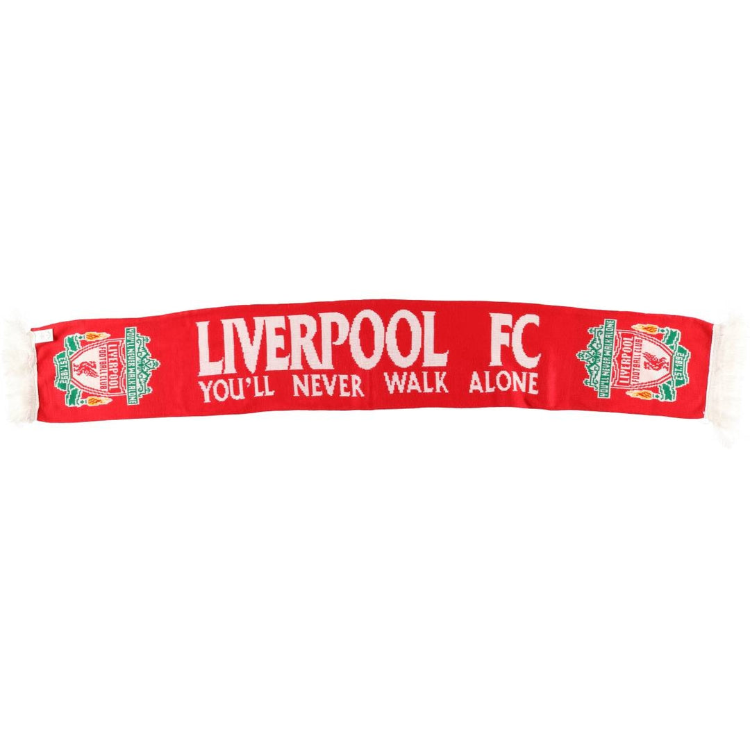PREMIER LEAGE Premier League LIVERPOOL FC Soccer Acrylic Scarf Made in the UK acrylic red type Vintage Second Hand