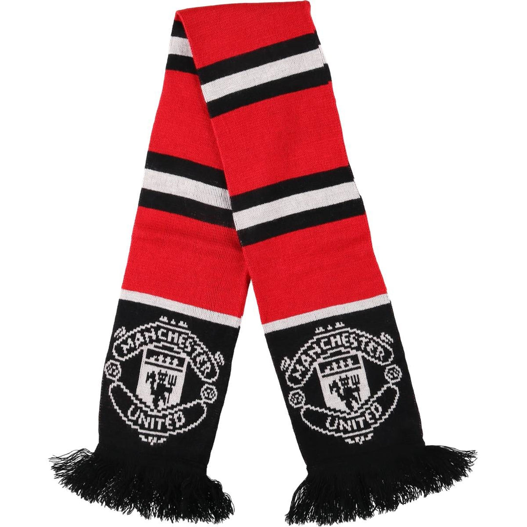 PREMIER LEAGE Premier League MANCHESTER UNITED FC Manchester United Soccer Acrylic Scarf acrylic red type Vintage Second Hand