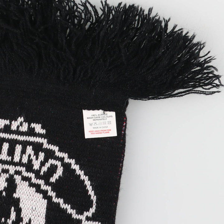 PREMIER LEAGE Premier League MANCHESTER UNITED FC Manchester United Soccer Acrylic Scarf acrylic red type Vintage Second Hand