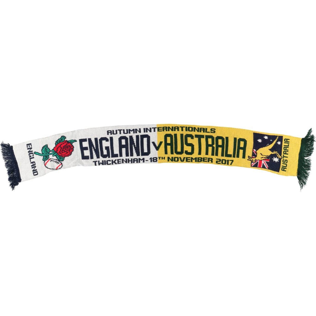 Rugby Acrylic Scarf unclear yellow type Vintage Second Hand