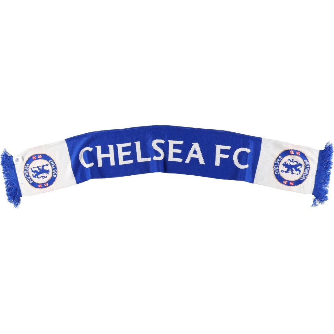 Premier League Chelsea FC Soccer Acrylic Scarf, Made in the UK acrylic blue type Vintage Second Hand