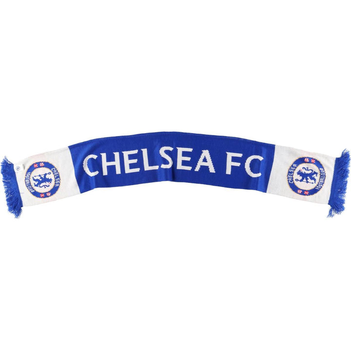 Premier League Chelsea FC Soccer Acrylic Scarf, Made in the UK acrylic blue type Vintage Second Hand