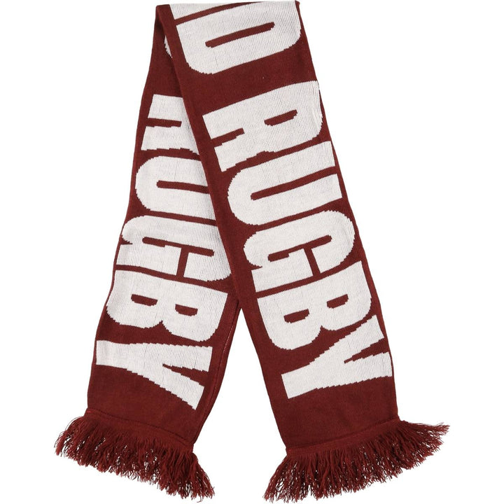 England Rugby Team Acrylic Scarf acrylic wine-red Vintage Second Hand