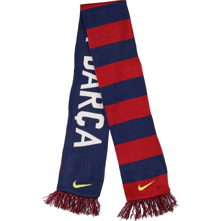 Nike LA LIGA FC BARCELONA soccer acrylic scarf acrylic burgundy type Vintage Second Hand