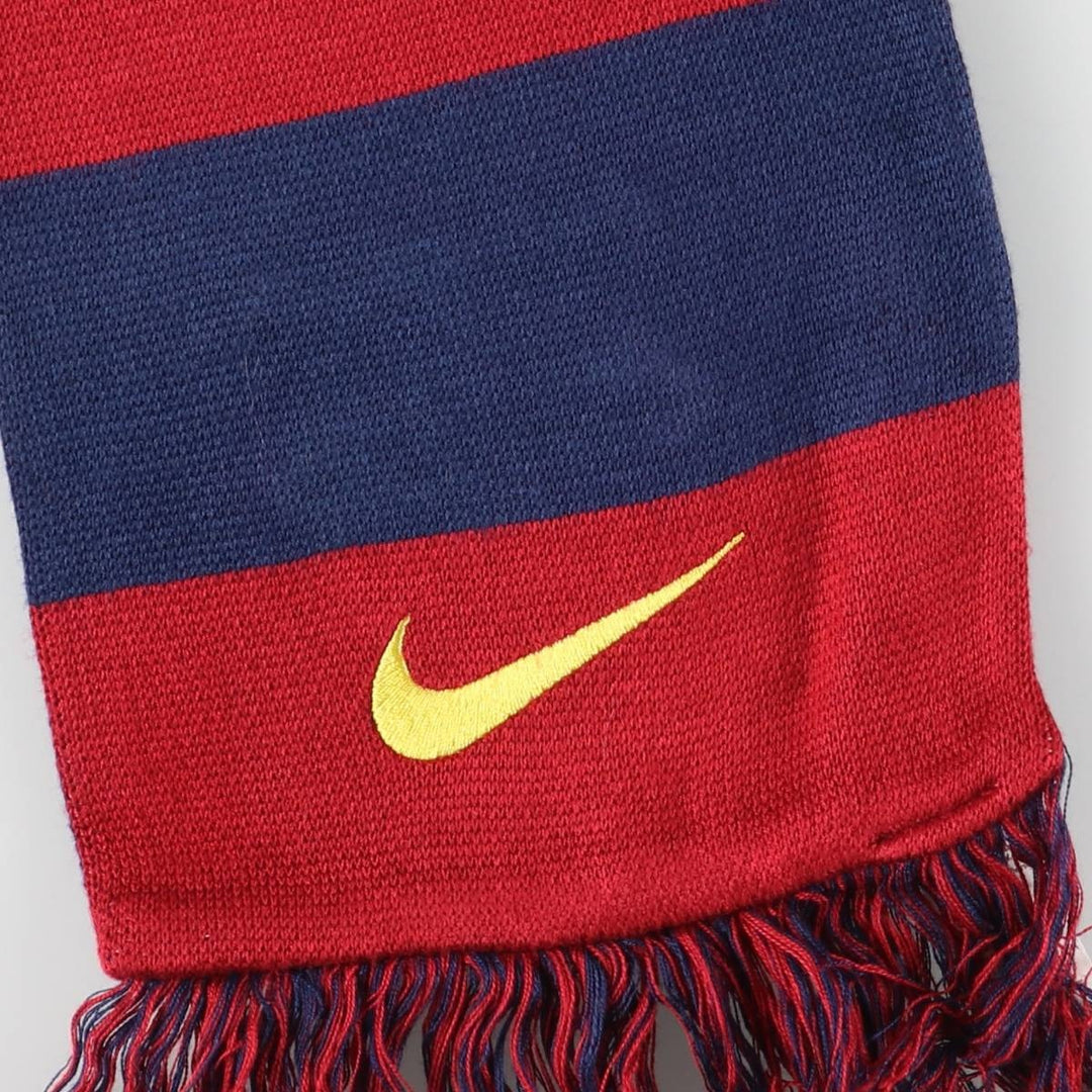Nike LA LIGA FC BARCELONA soccer acrylic scarf acrylic burgundy type Vintage Second Hand