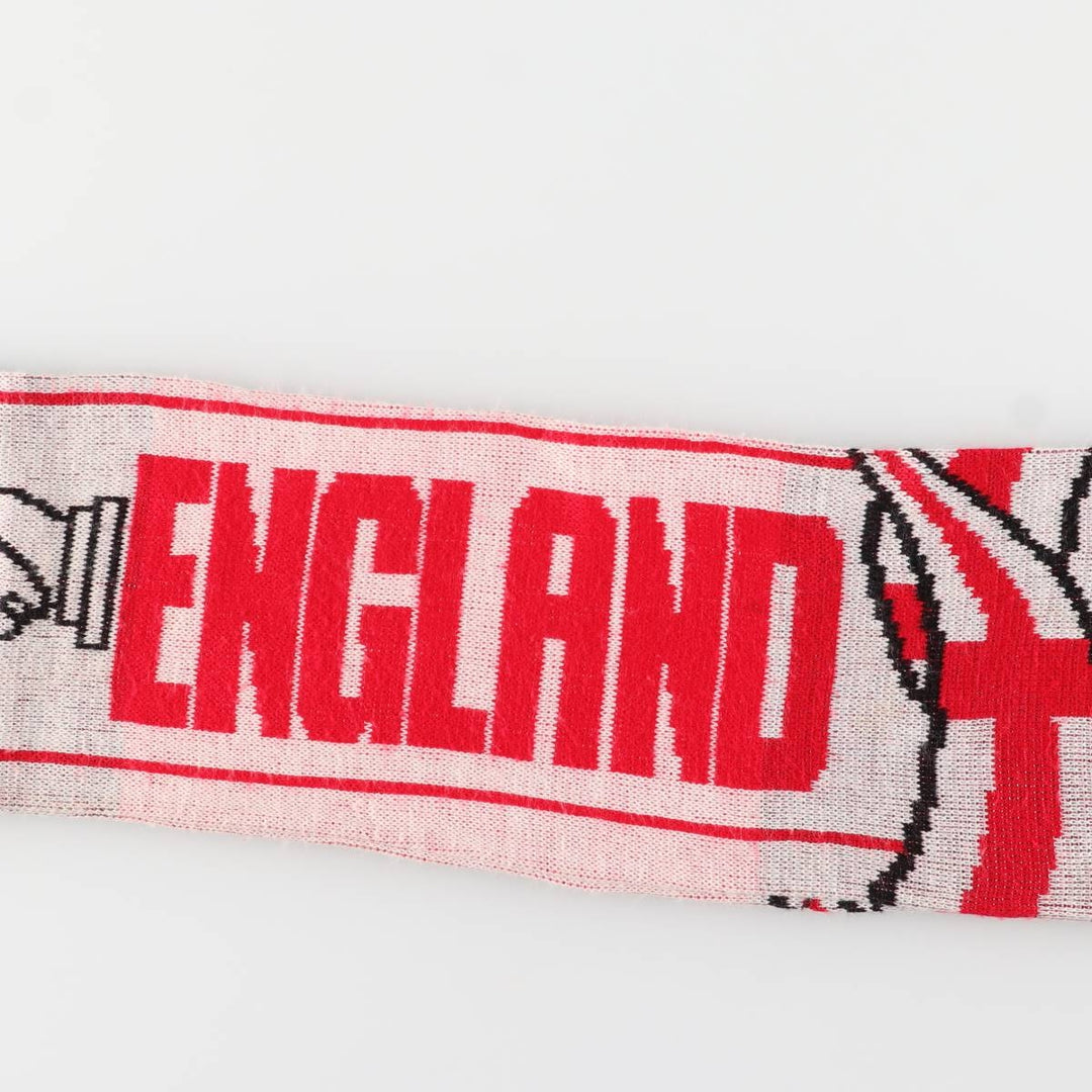 All-over print rugby scarf unclear navy blue type Vintage Second Hand