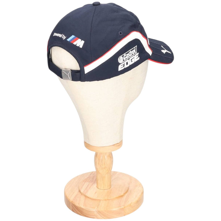 PUMA BMW MOTORSPORT Advertising Racing Cap (One Size Fits Most) cotton navy blue type Vintage Second Hand