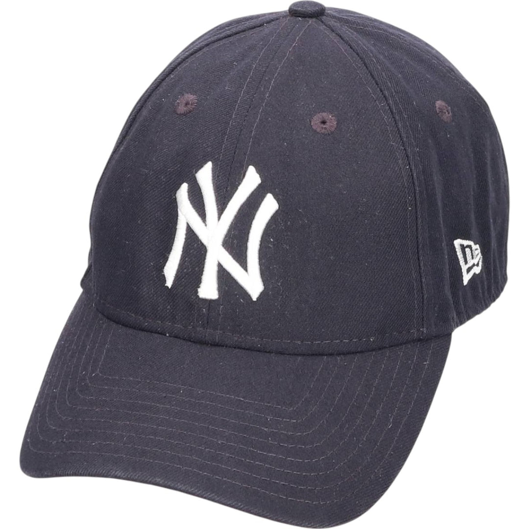 New Era MLB New York Yankees Baseball Cap Free Size polyester navy blue type Vintage Second Hand