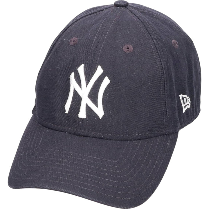 New Era MLB New York Yankees Baseball Cap Free Size polyester navy blue type Vintage Second Hand