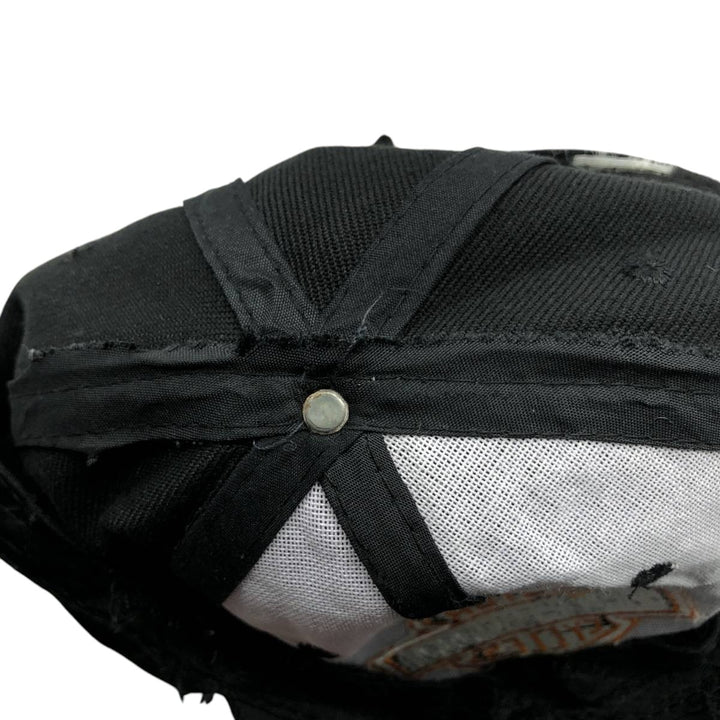 Harley-Davidson Fire Pattern 6-Panel Cap, One Size Fits Most unclear black type Vintage Second Hand