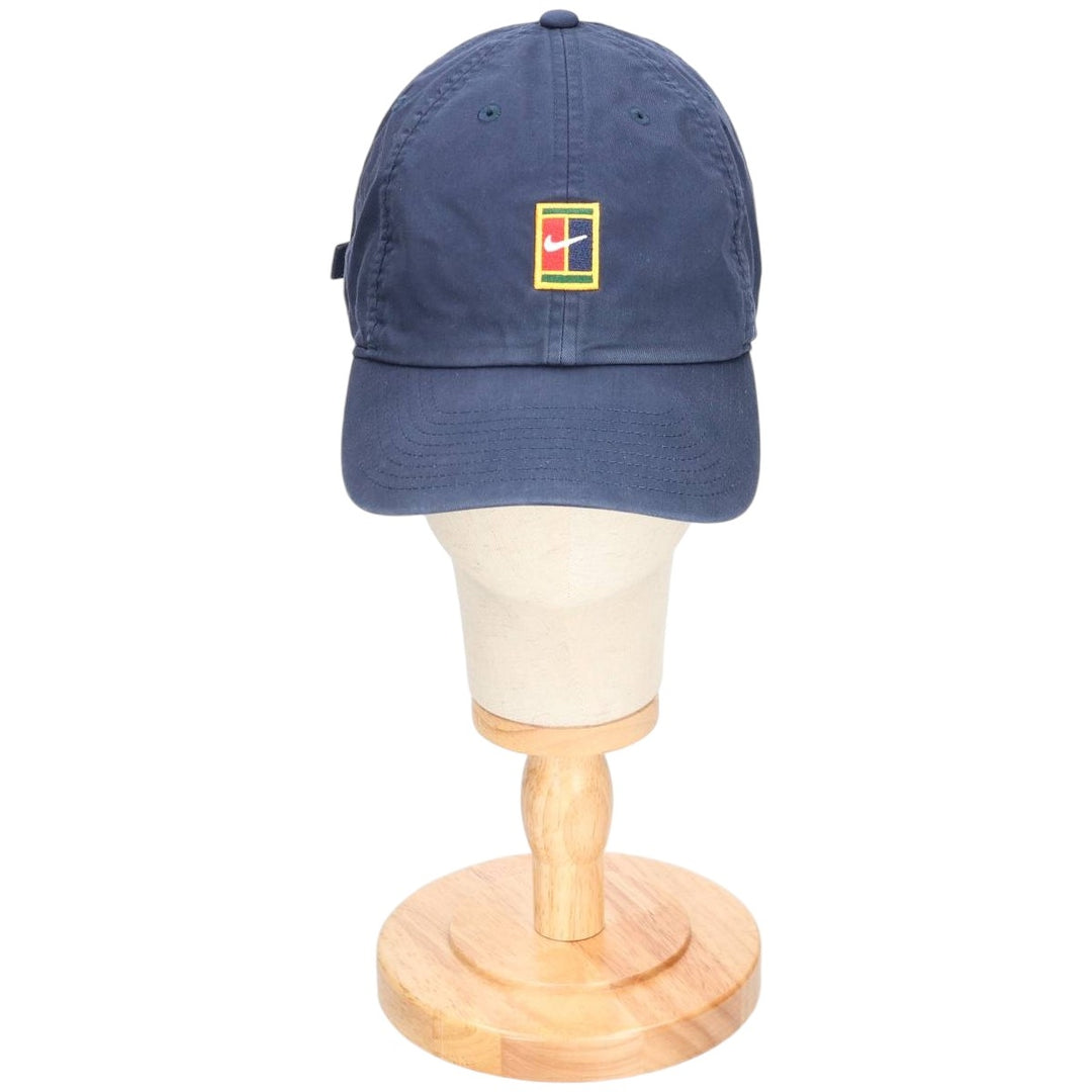 Nike Court Heritage 86 Baseball Cap (One Size Fits Most) cotton navy blue type Vintage Second Hand