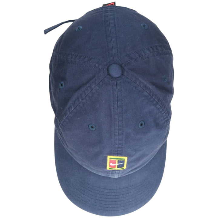 Nike Court Heritage 86 Baseball Cap (One Size Fits Most) cotton navy blue type Vintage Second Hand