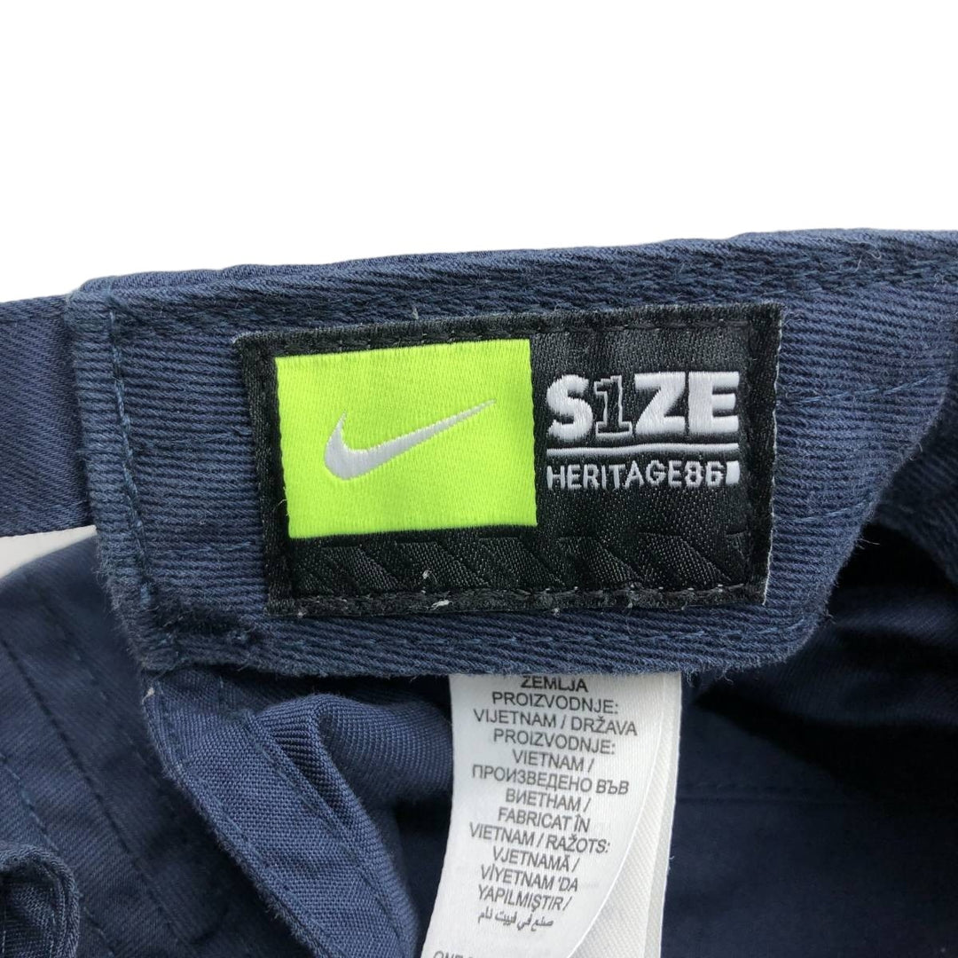 Nike Court Heritage 86 Baseball Cap (One Size Fits Most) cotton navy blue type Vintage Second Hand