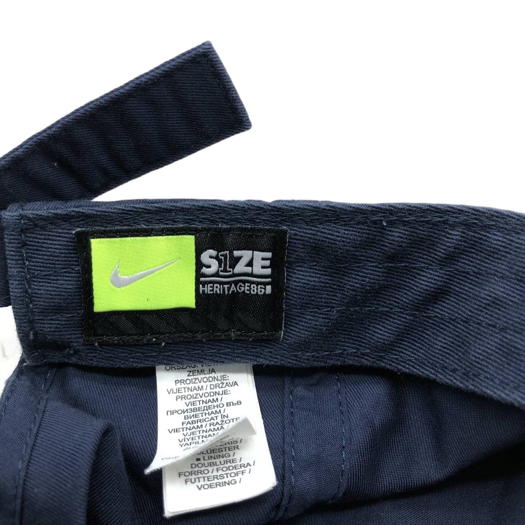 Nike Court Heritage 86 Baseball Cap (One Size Fits Most) cotton navy blue type Vintage Second Hand