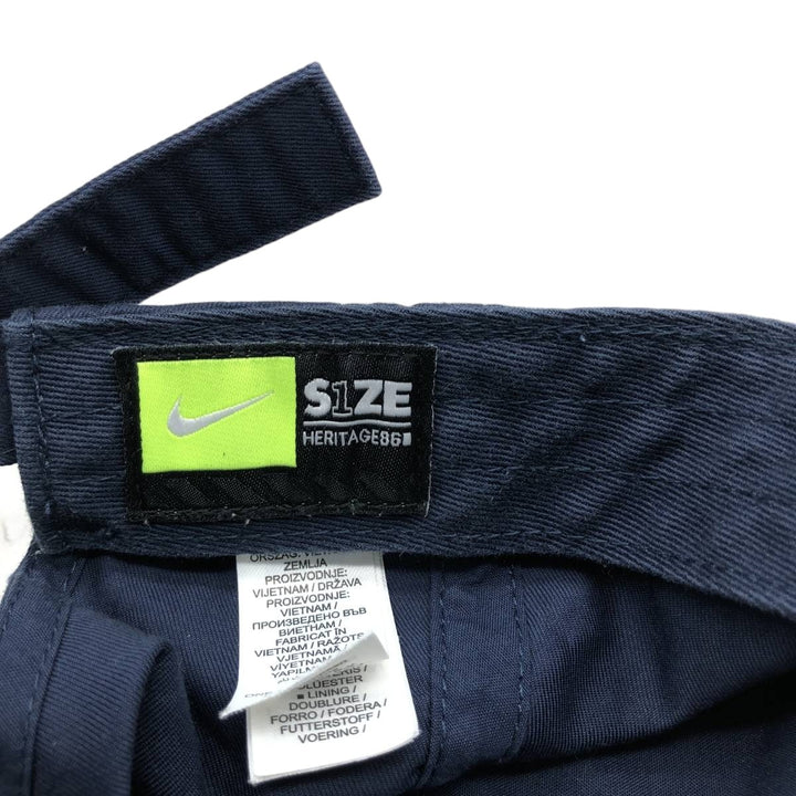 Nike Court Heritage 86 Baseball Cap (One Size Fits Most) cotton navy blue type Vintage Second Hand