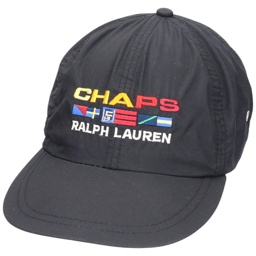 Ralph Lauren Chaps nylon cap, one size fits all Nylon black type Vintage Second Hand