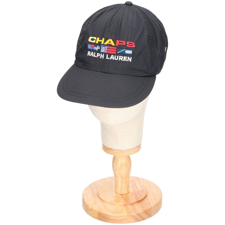 Ralph Lauren Chaps nylon cap, one size fits all Nylon black type Vintage Second Hand