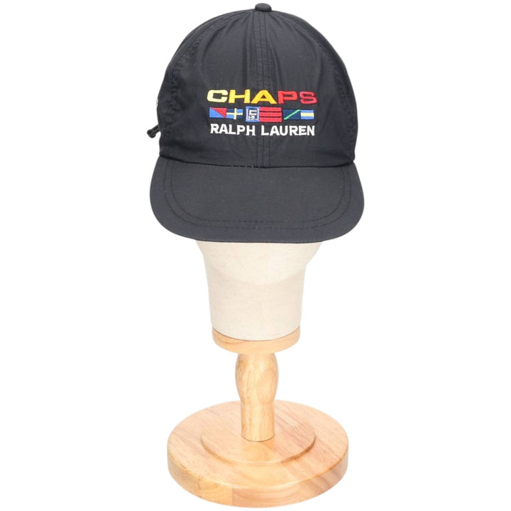 Ralph Lauren Chaps nylon cap, one size fits all Nylon black type Vintage Second Hand