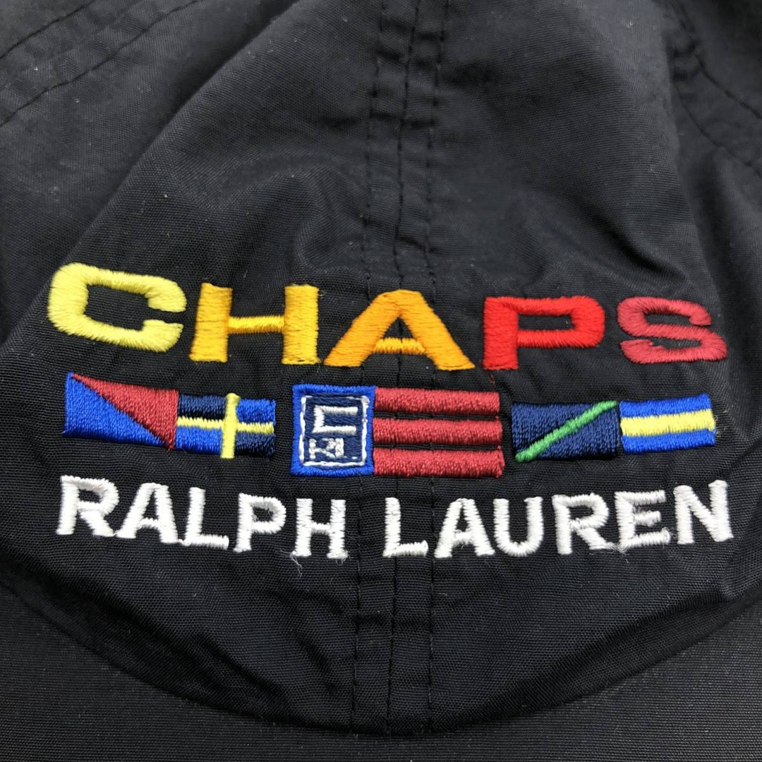 Ralph Lauren Chaps nylon cap, one size fits all Nylon black type Vintage Second Hand