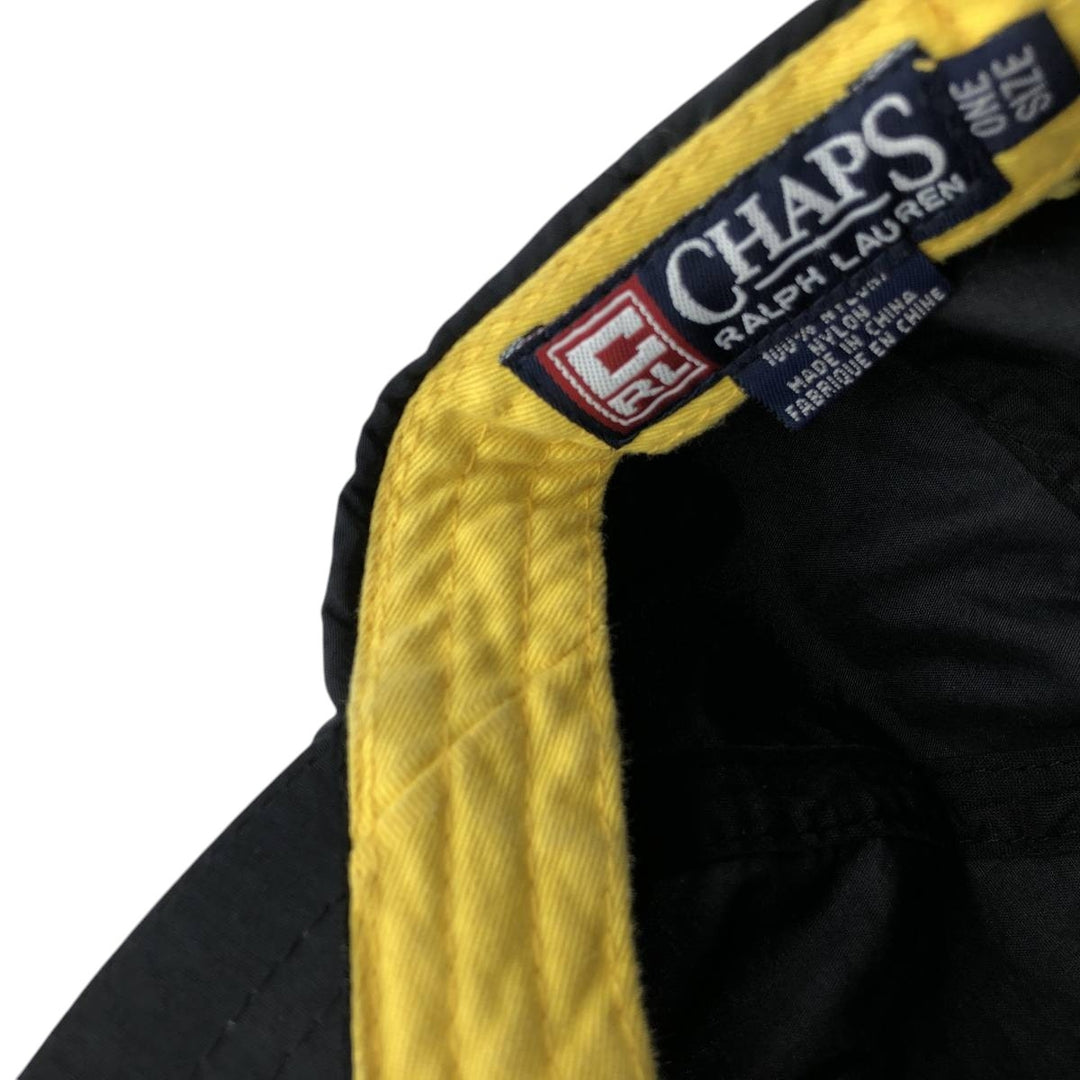 Ralph Lauren Chaps nylon cap, one size fits all Nylon black type Vintage Second Hand