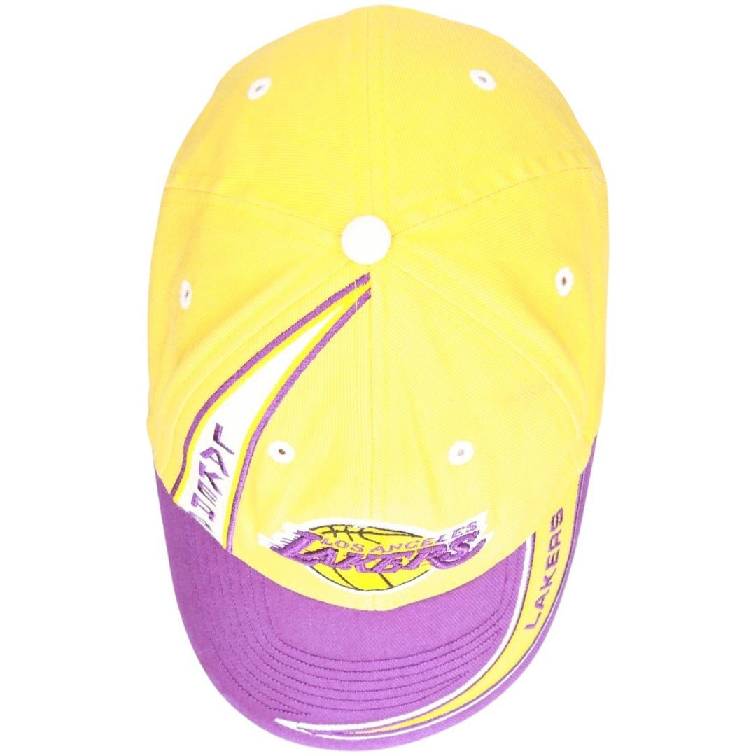 NBA LOS ANGELES LAKERS Two-Tone Baseball Cap, One Size Fits Most cotton yellow type Vintage Second Hand