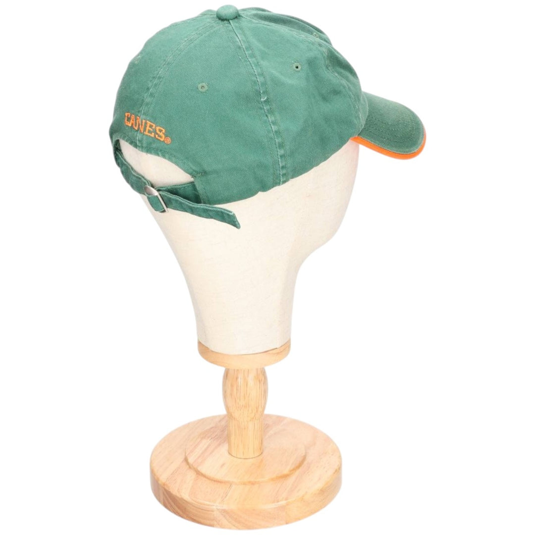 SIGNATURES MIAMI HURRICANES Miami Hurricanes College Baseball Cap, One Size Fits Most unclear Green type dark green Vintage Second Hand