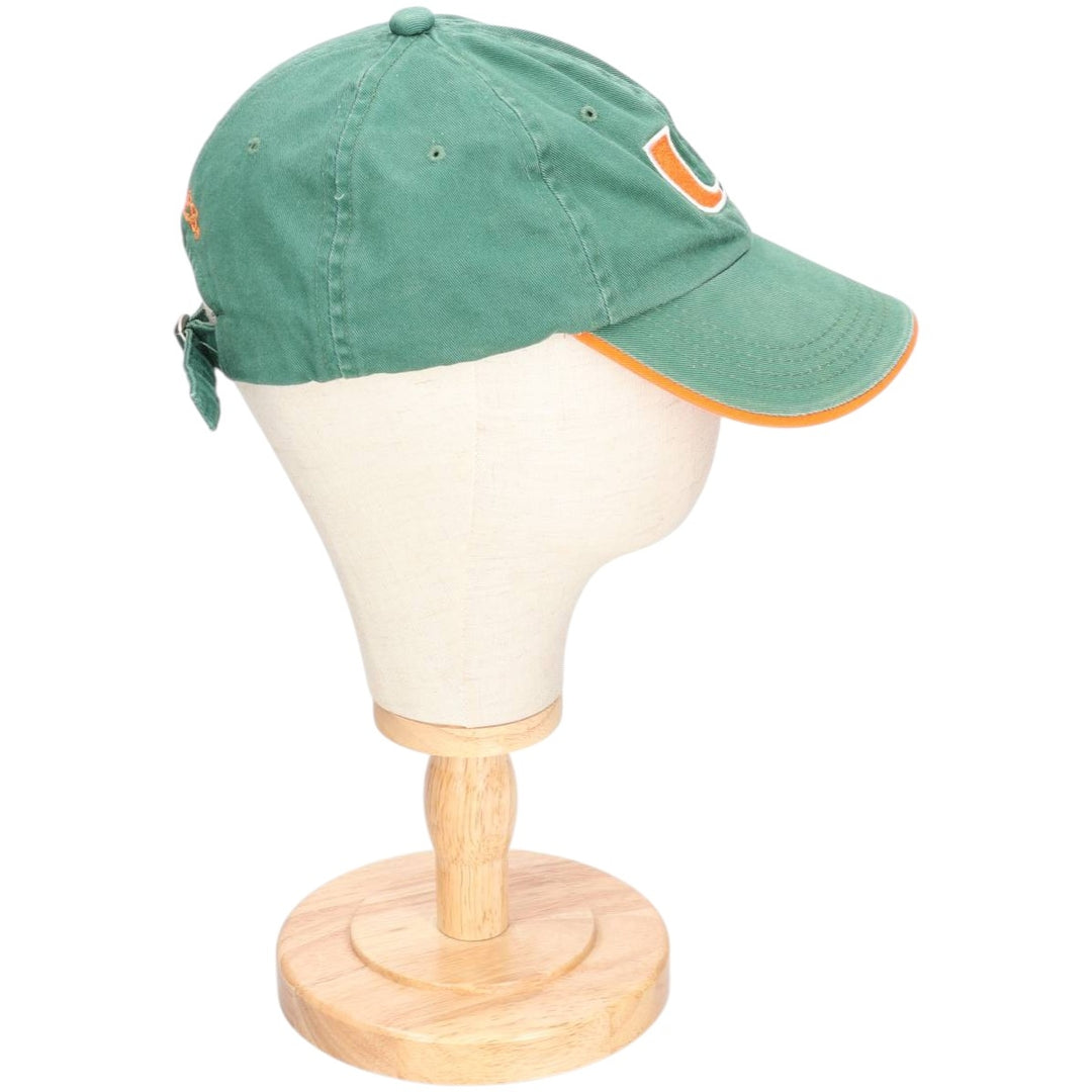 SIGNATURES MIAMI HURRICANES Miami Hurricanes College Baseball Cap, One Size Fits Most unclear Green type dark green Vintage Second Hand