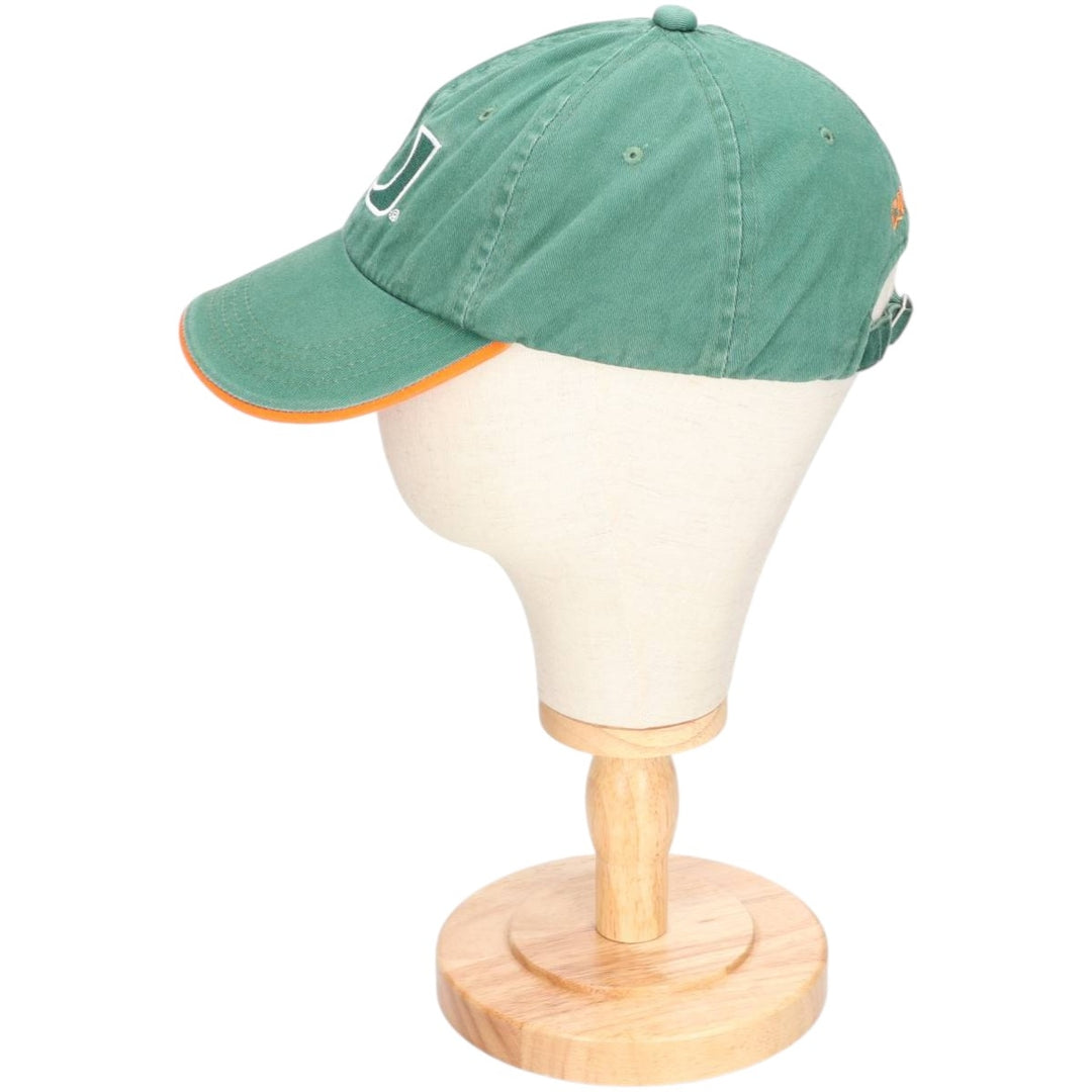 SIGNATURES MIAMI HURRICANES Miami Hurricanes College Baseball Cap, One Size Fits Most unclear Green type dark green Vintage Second Hand