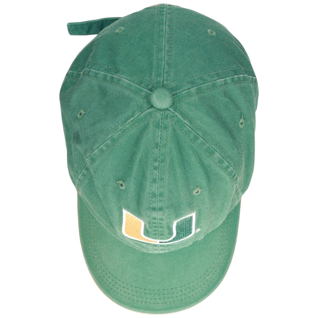 SIGNATURES MIAMI HURRICANES Miami Hurricanes College Baseball Cap, One Size Fits Most unclear Green type dark green Vintage Second Hand
