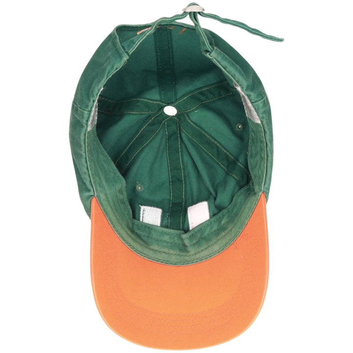 SIGNATURES MIAMI HURRICANES Miami Hurricanes College Baseball Cap, One Size Fits Most unclear Green type dark green Vintage Second Hand