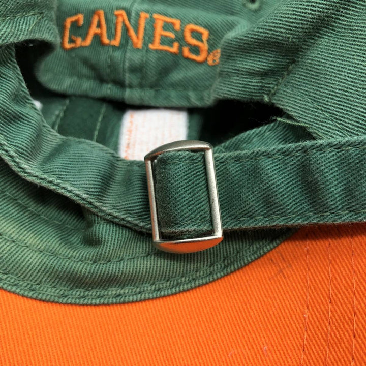 SIGNATURES MIAMI HURRICANES Miami Hurricanes College Baseball Cap, One Size Fits Most unclear Green type dark green Vintage Second Hand