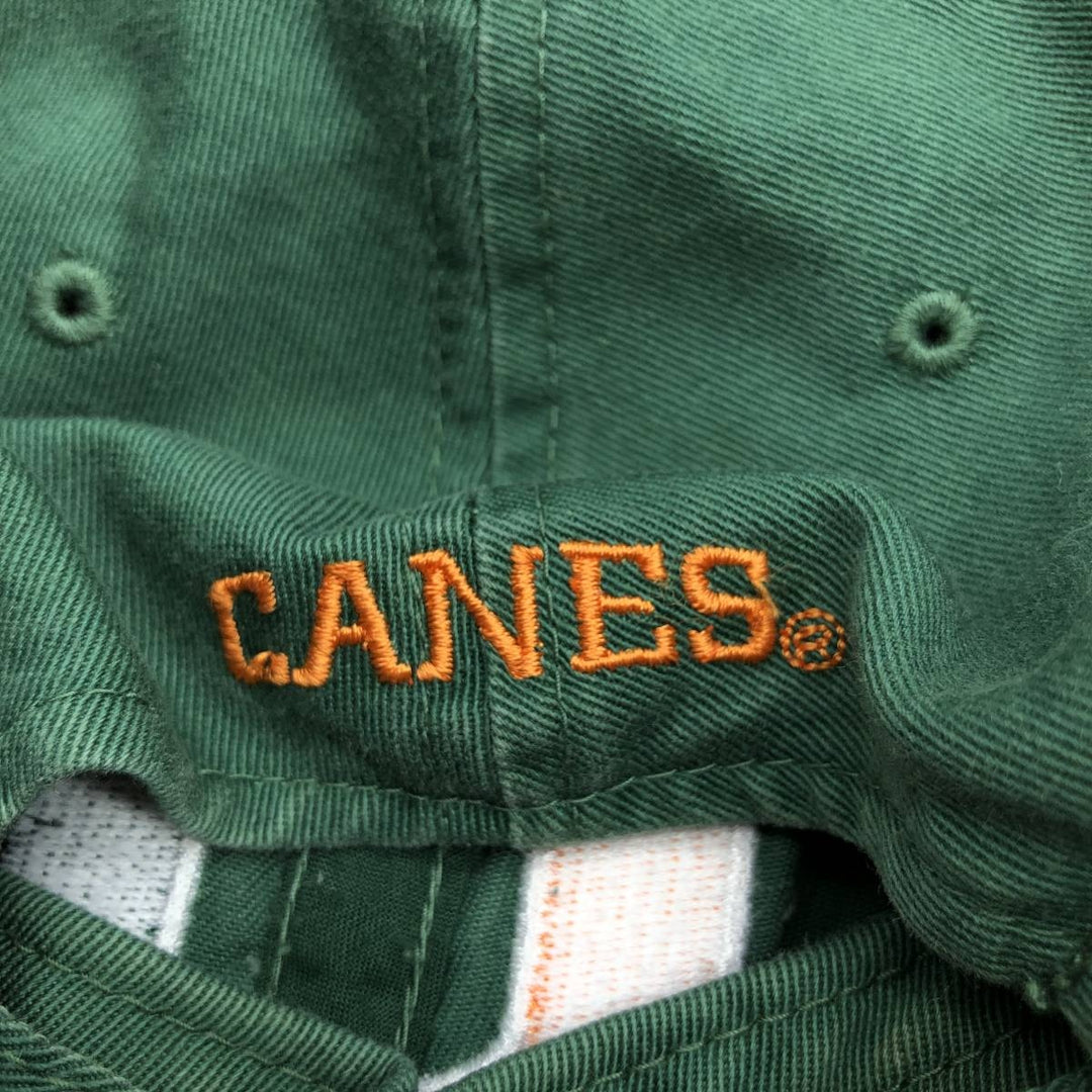 SIGNATURES MIAMI HURRICANES Miami Hurricanes College Baseball Cap, One Size Fits Most unclear Green type dark green Vintage Second Hand