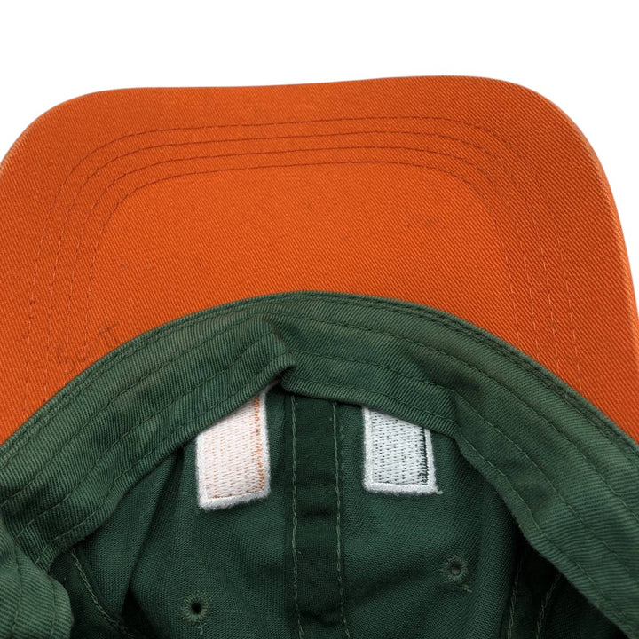 SIGNATURES MIAMI HURRICANES Miami Hurricanes College Baseball Cap, One Size Fits Most unclear Green type dark green Vintage Second Hand