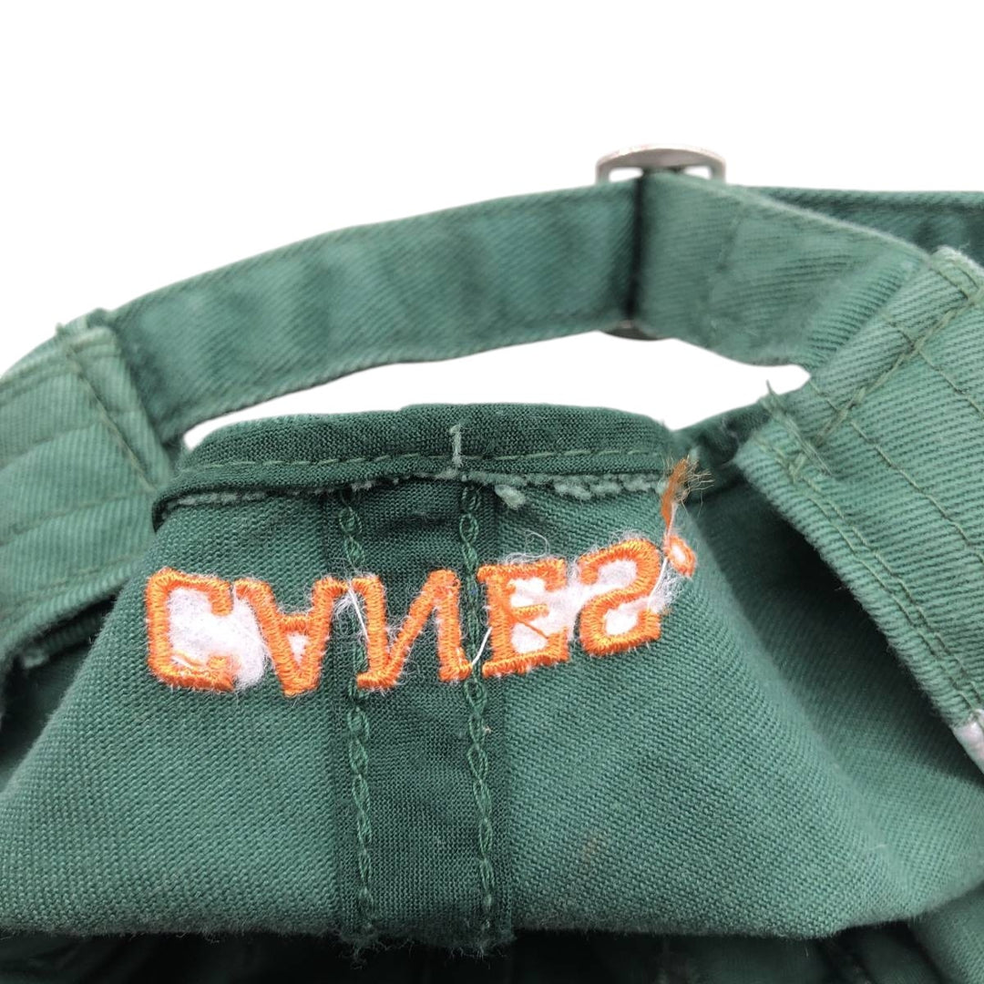 SIGNATURES MIAMI HURRICANES Miami Hurricanes College Baseball Cap, One Size Fits Most unclear Green type dark green Vintage Second Hand