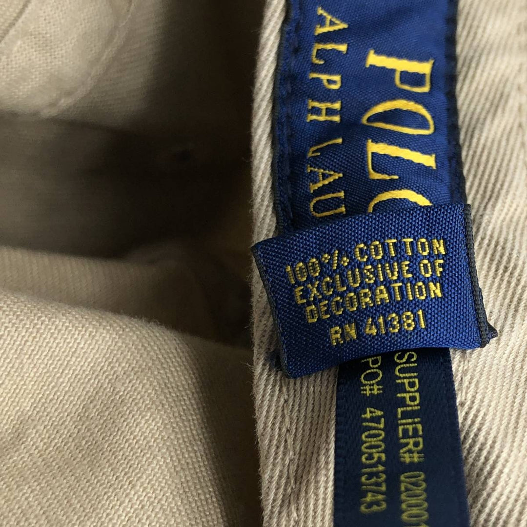 Ralph Lauren POLO RALPH LAUREN Baseball Cap Free Size cotton Beige type Vintage Second Hand