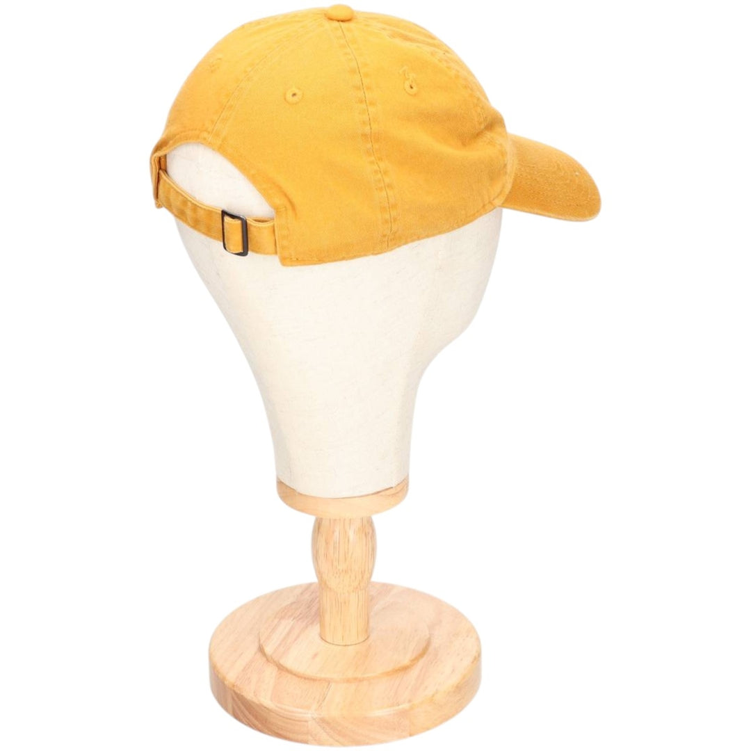 PUMA baseball cap, one size fits all cotton ocher yellow type Vintage Second Hand