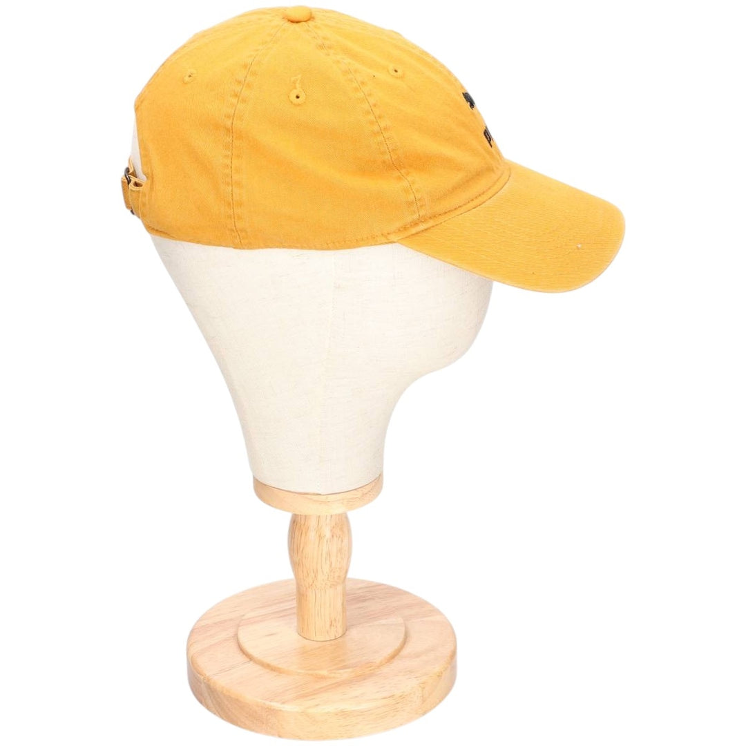 PUMA baseball cap, one size fits all cotton ocher yellow type Vintage Second Hand