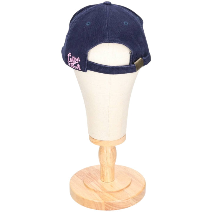 Scotland Rugby Corduroy Cap (Free Size) cotton navy blue type Vintage Second Hand