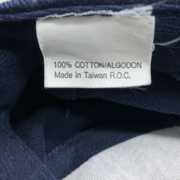 Scotland Rugby Corduroy Cap (Free Size) cotton navy blue type Vintage Second Hand