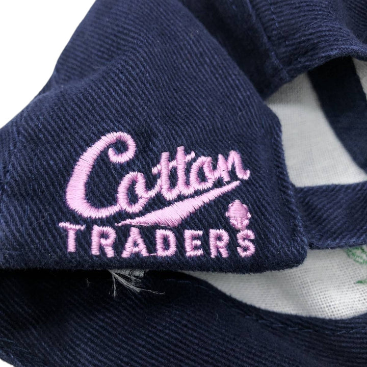 Scotland Rugby Corduroy Cap (Free Size) cotton navy blue type Vintage Second Hand